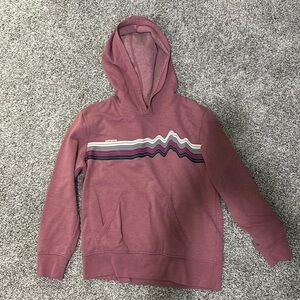 Girls pink Patagonia hoodie
